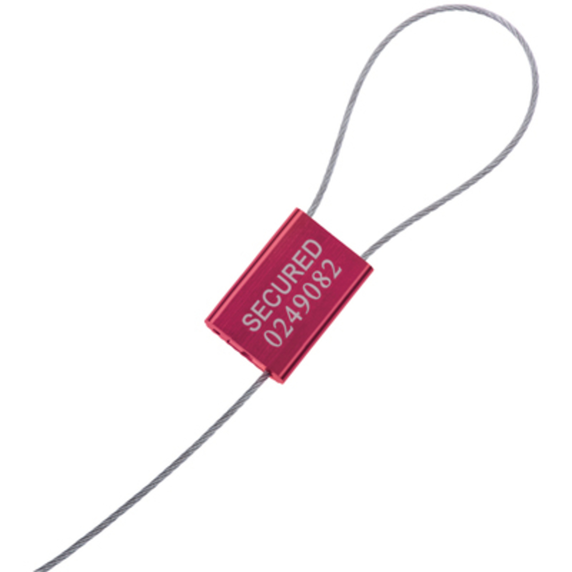 1/16 x 12in. Cable Seals - Red 100/CS, Model# SE1050R